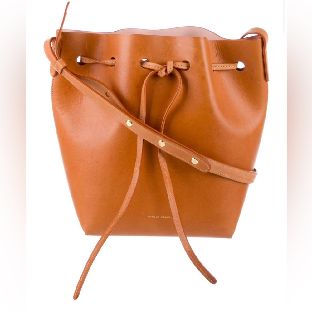 Mansur Gavriel Leather Bucket Bag